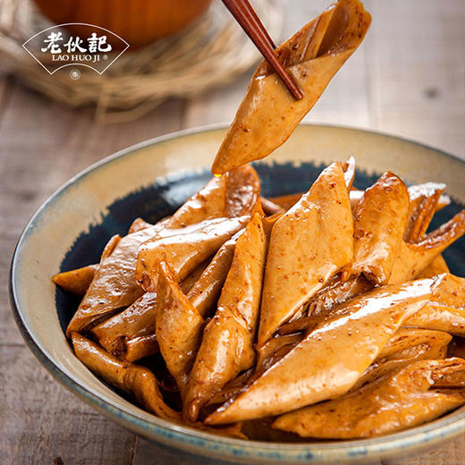 老伙记【开江豆笋350g袋装】手工豆制品豆棒豆筋豆干豆杆 开江黄豆笋 开江黑豆笋 可选【非物质文化遗产】四川名特产非腐竹 无添加 可炒 可炖 多规格可选 商品图6