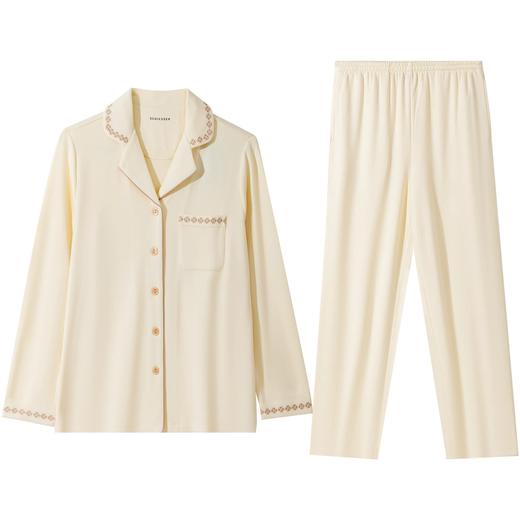 【云暖绒】SCHIESSER德国舒雅女长袖长裤套装保暖面料睡衣31/25709H 商品图5