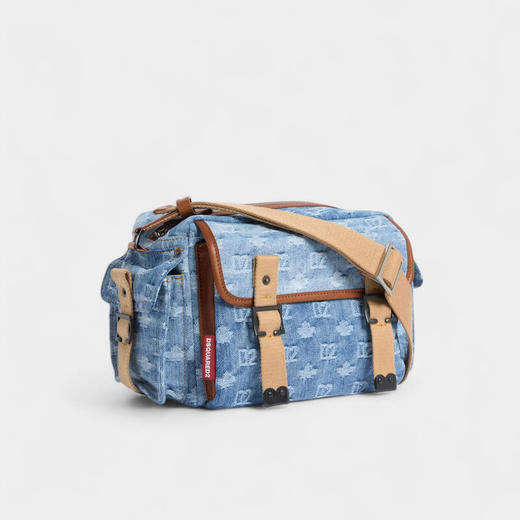 DSQUARED2 男士字母徽标图案 Monogram 牛仔斜挎单肩包 混色 CBM0077 10108819 3098 商品图2