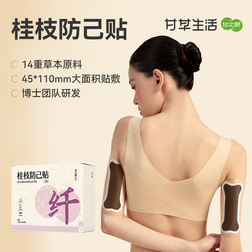 甘之颐 桂枝防己贴 局部保持体态 2贴/袋*5/盒 商品图0