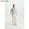 商场同款PURE TOUCH26春夏新款圆领针织开衫宽松立体绣绵羊毛衫 商品缩略图3