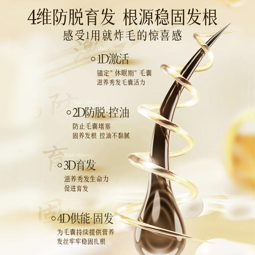 春节不打烊【去屑止痒防脱育发❗️控油蓬松强韧发根】儒意生姜洗发水防脱育发洗发水育发液洗发膏。jd 商品图3
