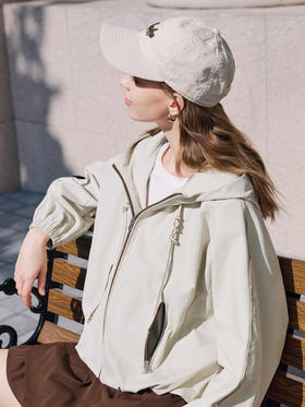 【百图lulu定制】【飞行员外套】高含棉量  轻便透气  连帽 外套夹克