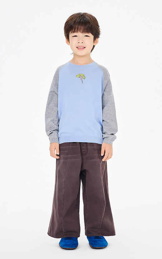 jnby   26年春款   长袖套头针织衫  1Q2313520 商品图0