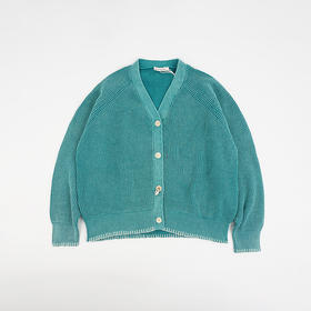 INSULAiRE 岛民 Cocoon Cardigan 天然染色针织开衫 V领毛衣