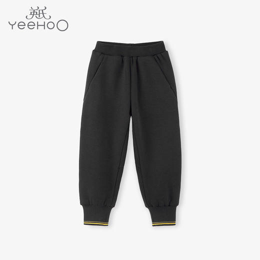 英氏儿童裤子22秋冬新款双层加厚保暖长裤童装休闲裤YRKCJ42329A 商品图0