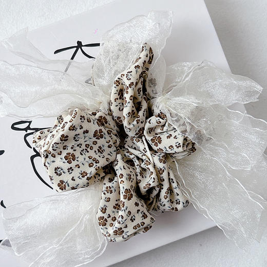 韩系碎花温柔气质系带发圈-纪念日百货门店同款169447932 商品图1