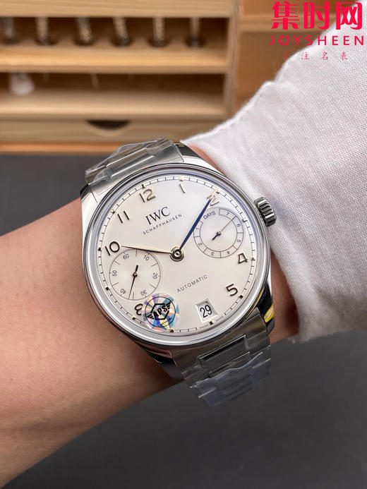 【新款葡七钢带款】新品万国APS葡萄牙七日链系列 APS新款葡七钢带款 白盘金针 男士腕表 商品图8