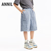 男童全腰牛仔中裤夏季新款安奈儿童装EB626593 商品缩略图1