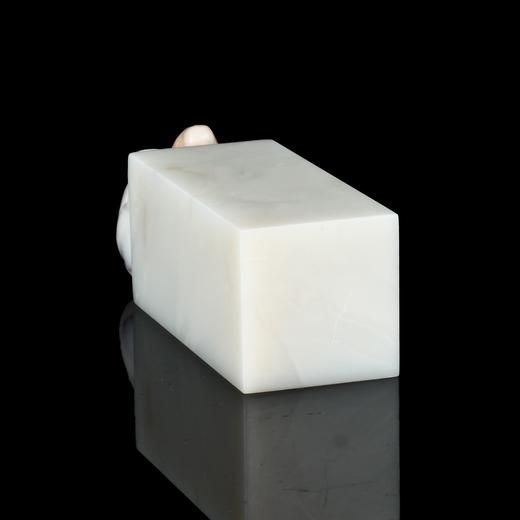 孤品17828老挝石巧色马钮方章马到成功礼品生肖印章2.5*2.5*8.3cm 商品图4
