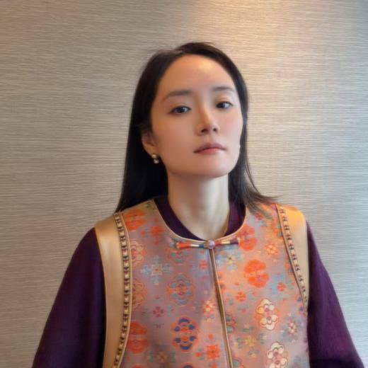 【咕咕同款】NANSONGSILK/NS新中式桑蚕丝圆领盘扣新中式国风马甲上衣M1D539739X南宋 商品图1