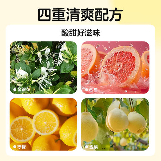 【爆品】贝因美金银花柚子汁饮料果汁饮品零食学生100g*14袋 商品图3