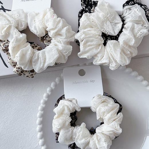 韩系碎花温柔甜美少女感对装发圈-纪念日百货门店同款169447916 商品图0