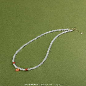 【如我心意】足金如意翡翠珠项链  ZX2601169