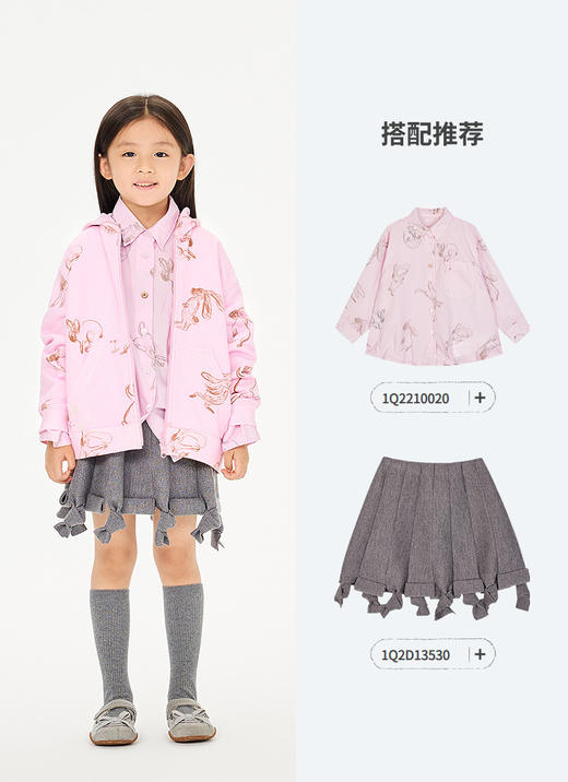 jnby  26年春款  连帽开襟卫衣 1Q2410480 商品图4