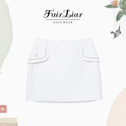 FL家女士小扇贝边短裙来了！A字包臀小短裙W821724-60 商品图6