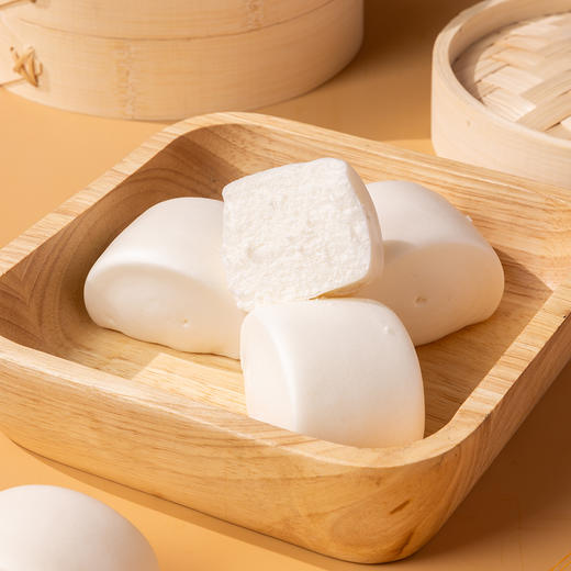 【焕新上市】牛奶馒头16个装400g 松软弹新西兰奶源奶香浓郁 儿童老人速冻早餐 商品图2