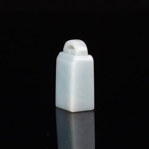 孤品17808天青石温润通透博古钮章小扁章闲章1.5*1.0*3.0cm 商品图3