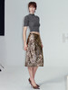 TR她热 偷心猎手 豹纹缎面印花复古优雅通勤显瘦光泽感斜裁鱼尾半裙 商品缩略图4