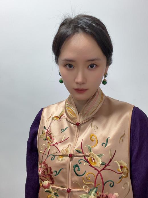 NANSONGSILK/NS新中式立领国风盘扣新中式重工刺绣马甲M1D536101Y南宋 商品图1