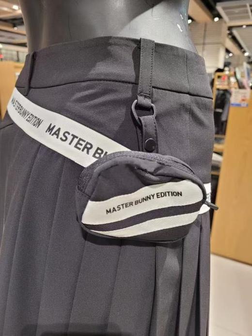 M家新款春夏女士百褶撞色印花织带短裙来了！W821809-34 商品图5