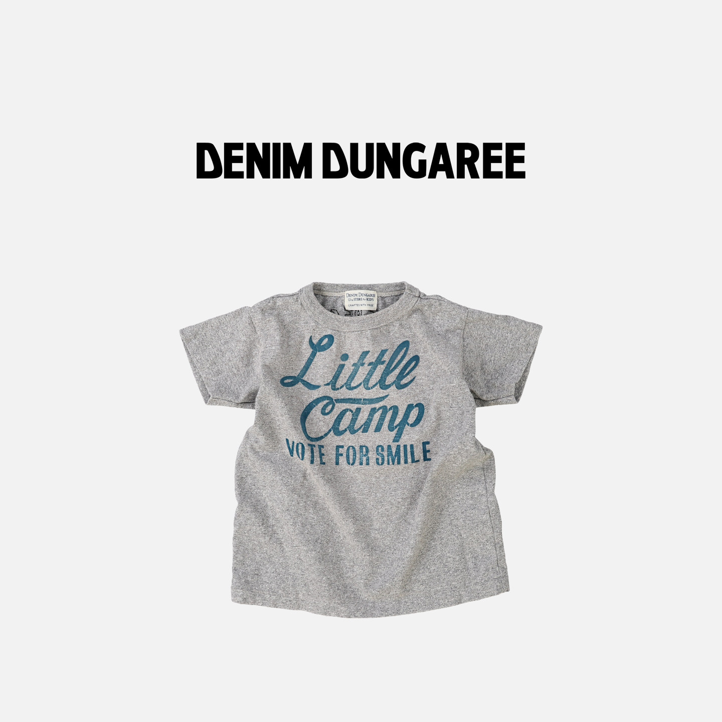 DD日本童装 DENIM DUNGAREE 复古棉质 LITTLE CAMP 瓢虫短袖T恤