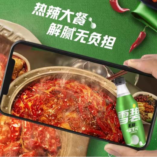 雪碧无糖+益生元 柠檬味汽水500ml 商品图5