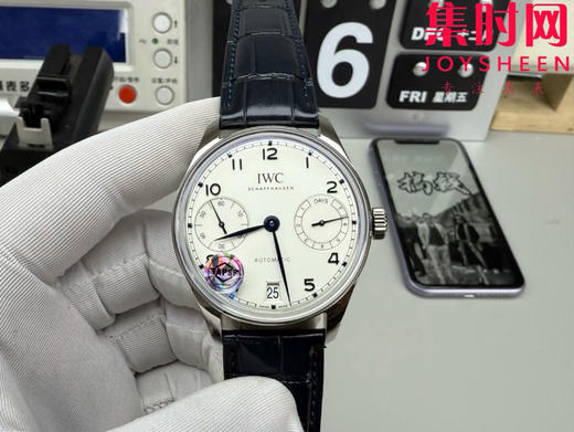 新品万国APS葡萄牙七日链系列 APS新款葡七 白盘蓝针 男士腕表 商品图0