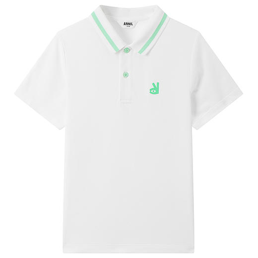 男童翻领短袖针织衫夏季新款安奈儿童装EB621697 商品图5