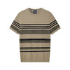 【抗起球】德鲨鲨鱼短袖圆领T恤男夏季新款休闲条纹打底衫 商品缩略图4