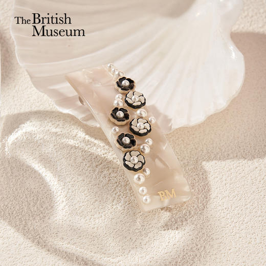 大英博物馆欧洲文化艺术系列浪漫山茶发夹 商品图0