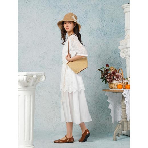 气质温柔镂空绣花连衣裙-纪念日百货门店同款169604230 商品图3