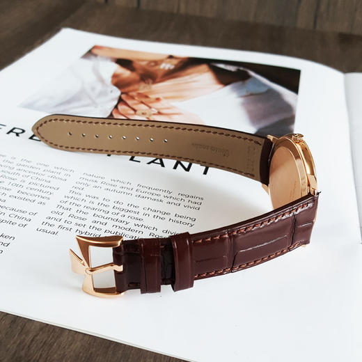 【95新】VACHERON CONSTANTIN 江诗丹顿81180/000R-9162手动机械40mm（男款）传承系列18k玫瑰金260126TJ35 商品图5