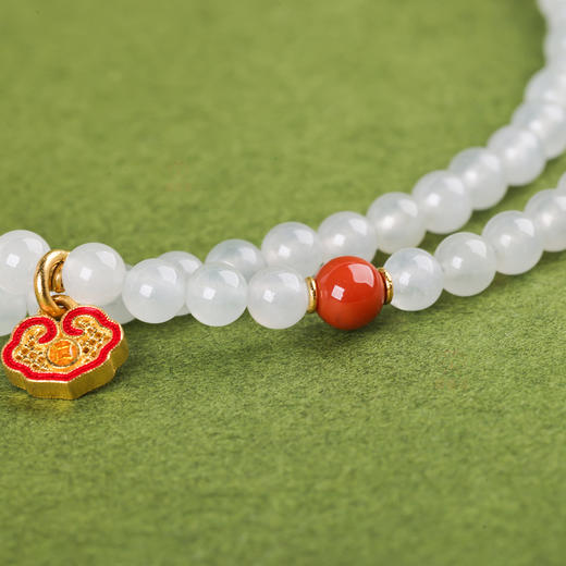 【如我心意】足金如意翡翠珠项链  ZX2601169 商品图6