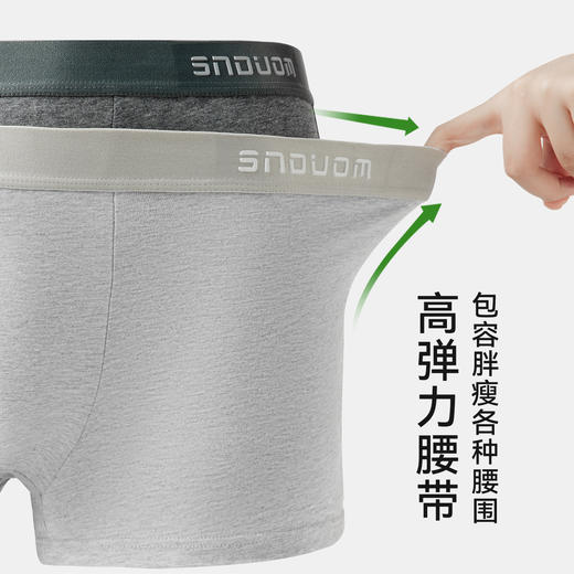 春节不打烊【A类婴儿棉❗️软糯亲肤】男士内裤中腰透气抑菌裆内裤男纯棉大码平角裤无痕不夹臀男内裤。jd 商品图3