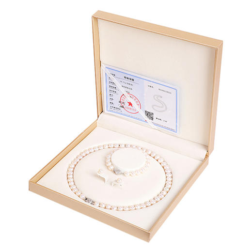 【新年款】珠御在殿时光·珍珠首饰套盒 ，天然淡水高品相珍珠，四季百搭，可日常佩戴更可珍藏【G】 商品图6