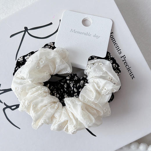 韩系碎花温柔甜美少女感对装发圈-纪念日百货门店同款169447916 商品图4