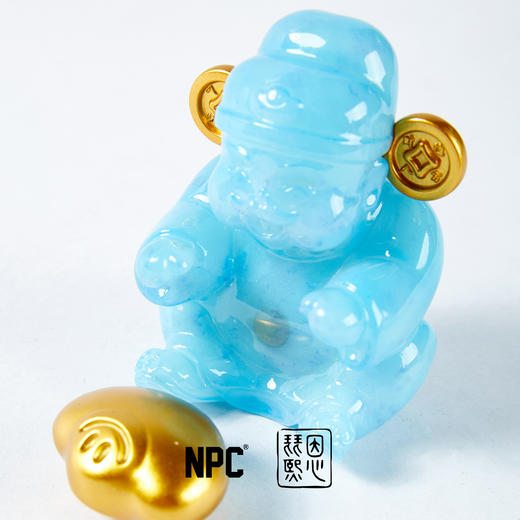 NPC潮牌印花财神系列服饰配件国风新年颜色随机发男衣NP61AT17 商品图1