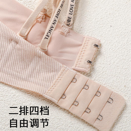 A1-【A-C杯】【一衣多穿美背】果冻条软支撑内衣女小胸舒适薄杯聚拢不空杯文胸  沁粉佳人+凝芷清芬 商品图8