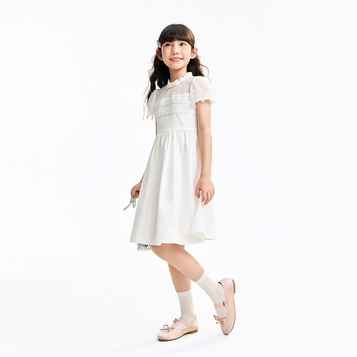 女童短袖连衣裙夏季新款安奈儿童装EG623545 商品图3