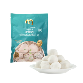 麦德龙 麦臻选 颗粒满满墨鱼丸 360g