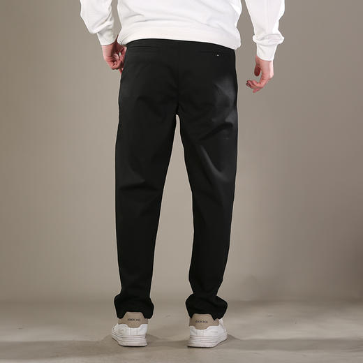 DRONKOO 2026 半松紧腰左金属扣后口袋绣线针织中厚休闲长裤 商品图4