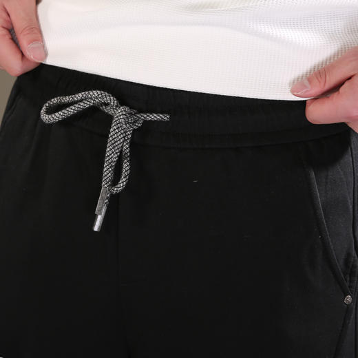 DRONKOO 2026 花色抽绳松紧口袋同色钉扣前斜压线结构中厚卫裤长裤 商品图4