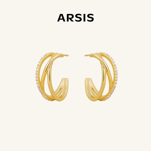 ARSIS｜自由搭配系列 循光耳环大号 商品图1