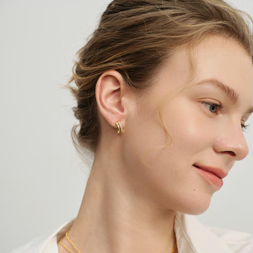 ARSIS｜自由搭配系列 循光双层耳钉 商品图6