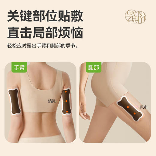 【自在轻盈套餐】甘之颐 桂枝防己贴 疏水足浴凝珠 罗汉果山楂醋 沐足畅饮 自在轻盈 商品图3