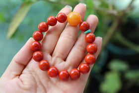 【新年上新】鸿运开年 满肉满色南红手串 12.3mm CR