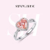 ShiningHouse[培育] 粉钻系列 18k金钻石戒指 心形1克拉钻人工真钻人造钻石K金戒指时尚钻石戒指卓越匠心奢耀臻献【此商品不支持7天无理由退货退款】预计3日发货 商品缩略图3
