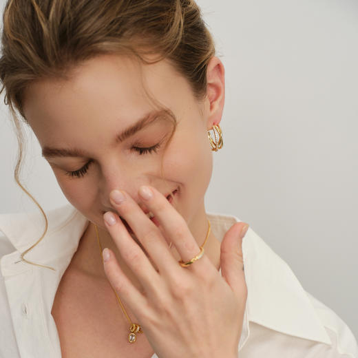 ARSIS｜自由搭配系列 循光耳环大号 商品图5