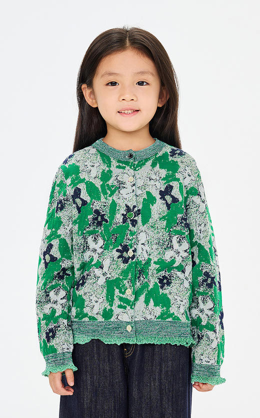 jnby  26年春款  短款开襟针织衫 1Q2311500 商品图6